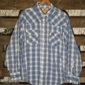 Vintage Wrangler Cowboy button down